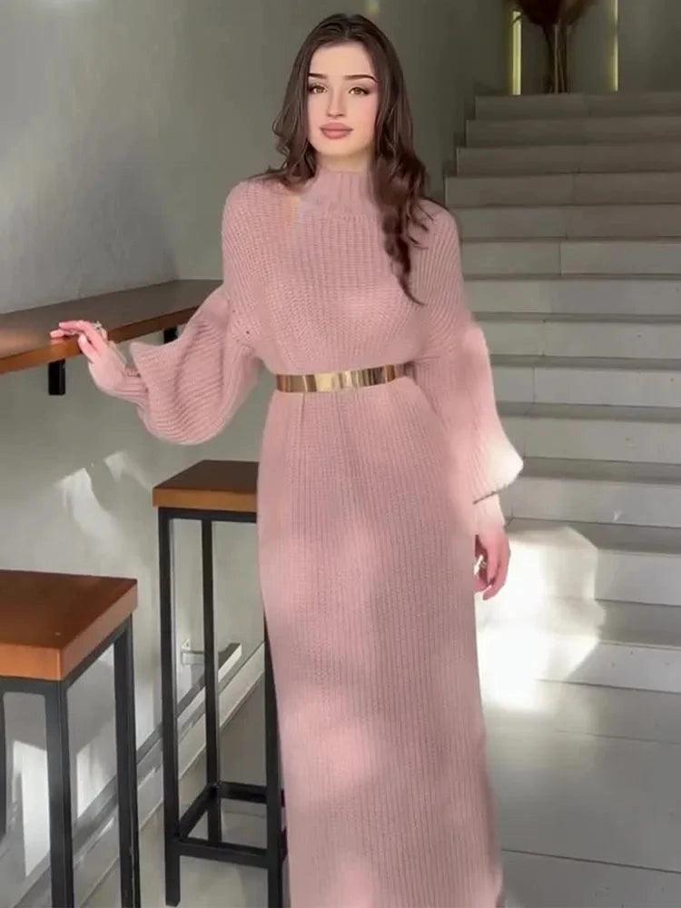 Robe hiver violette