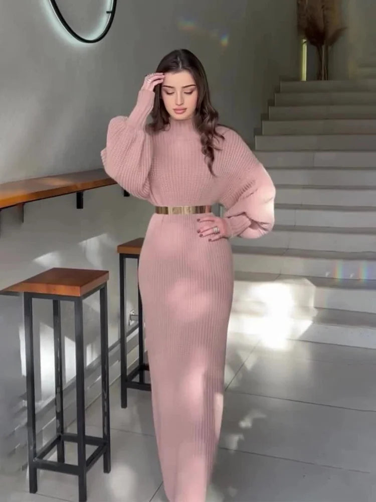 Robe hiver violette