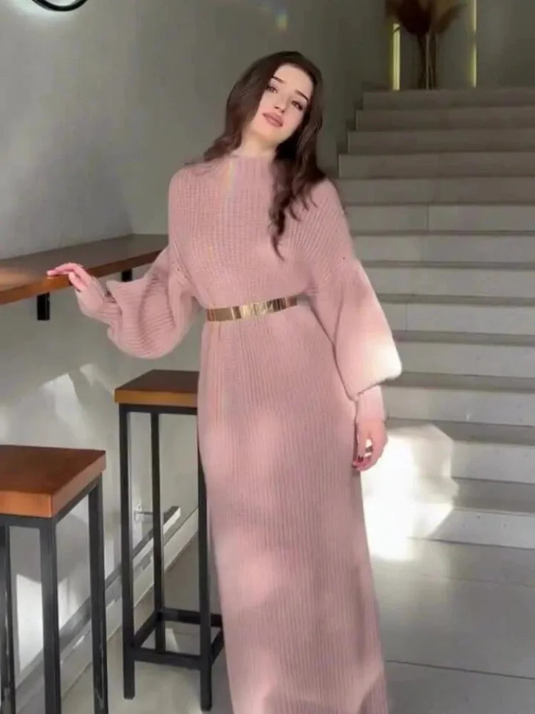 Robe hiver violette