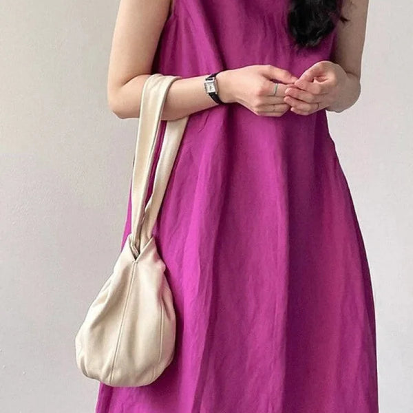 Robe lin violet